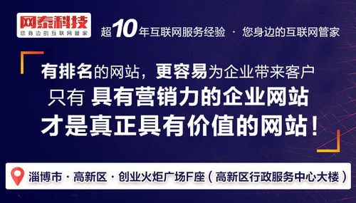 淄博網泰科技 互聯(lián)網信息服務助力區(qū)域企業(yè)優(yōu)化排名